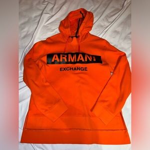 Armani Exchange ORANGE hoodie ✨